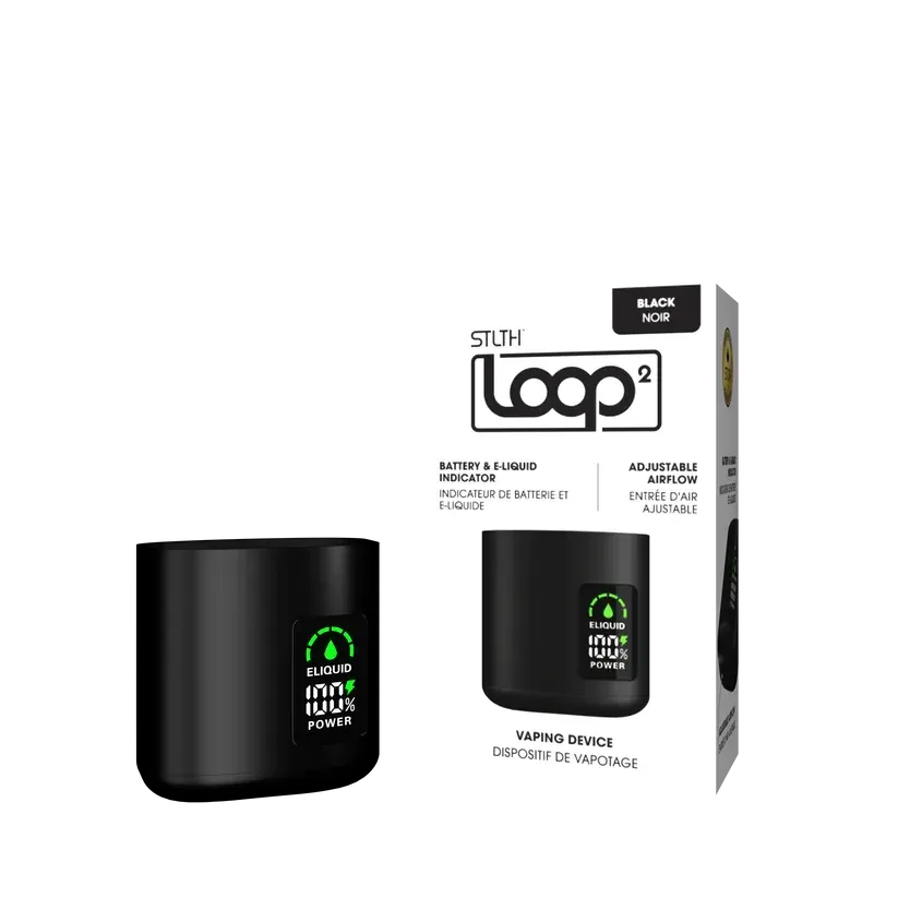 STLTH LOOP 2 CLOSED POD BATTERY - BLACK