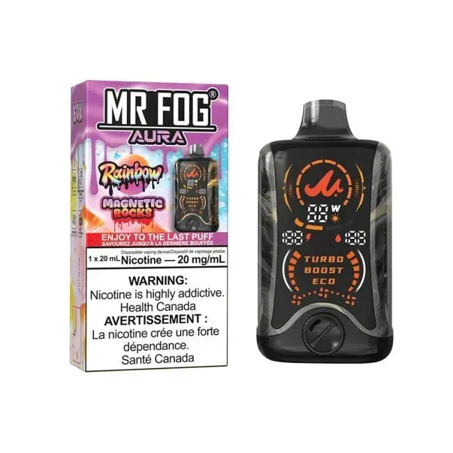 Mr Fog Aura 60K ( ALBERTA TAX INCLUDED ) - Rainbow, 20 mg