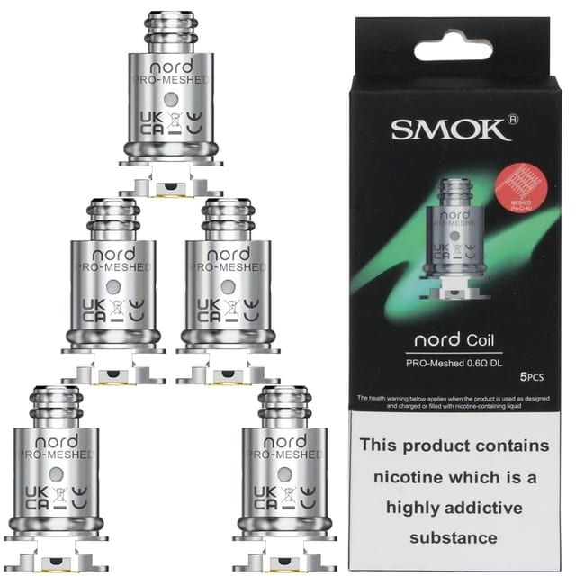 SMOK NORD PRO REPLACEMENT COIL (5 PACK) — replacement coil