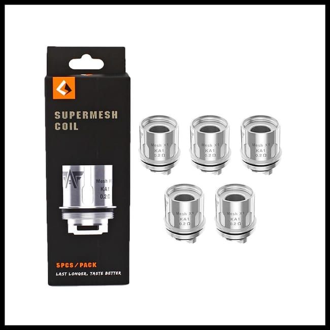 GEEKVAPE SUPER MESH REPLACEMENT COILS (5 PACK) — replacement coil