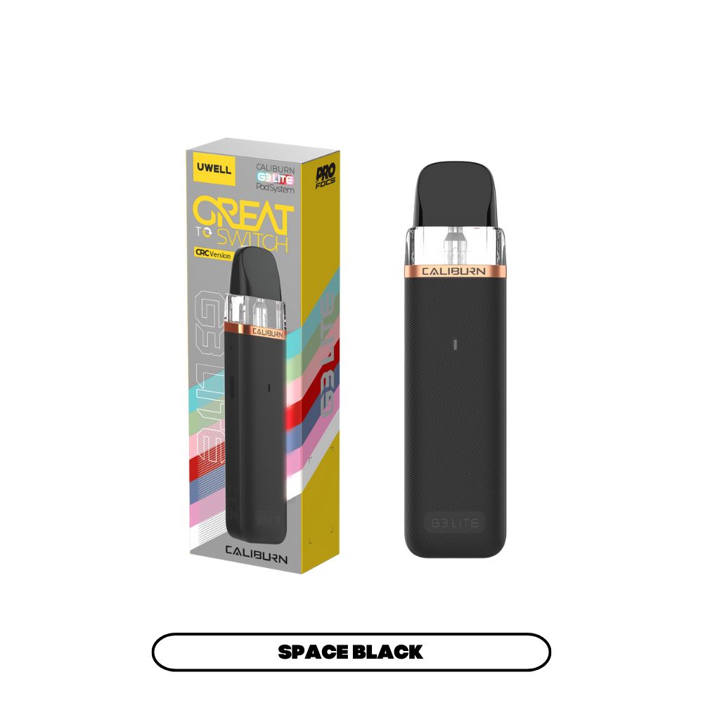 Uwell Caliburn G3 Lite Vaping Device Kit - Space Black