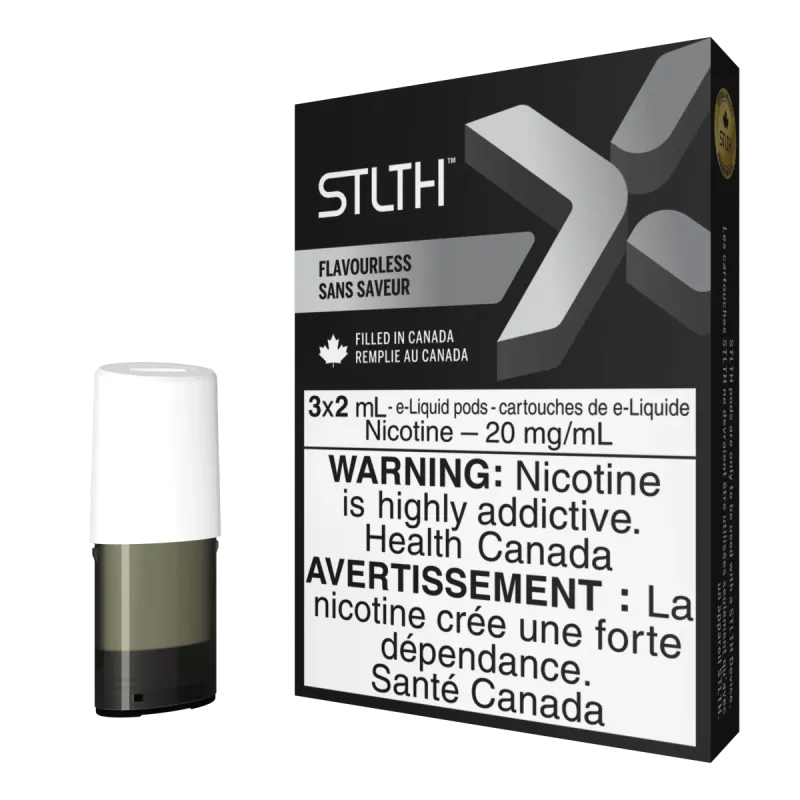 STLTH X Pod Pack Flavourless (3 Pack) STLTH X Pod Pack Flavourless (3 Pack) - 20mg