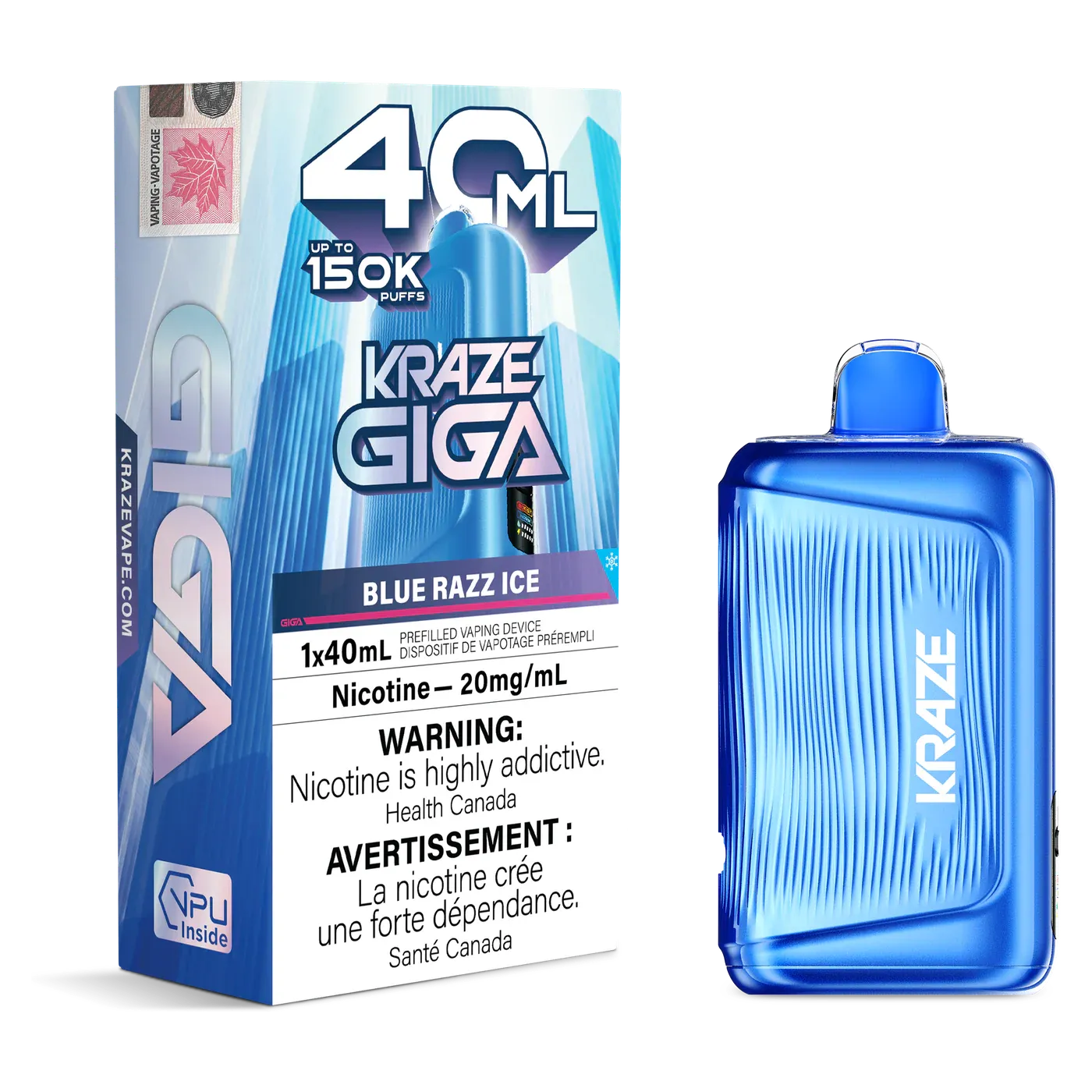Kraze Giga 150K 40mL at Capital Vape