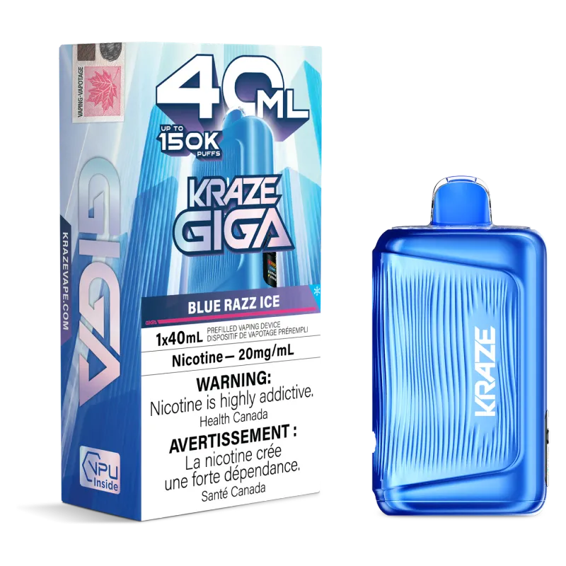 Kraze Giga 150K 40mL Disposable Vape | Capital Vape