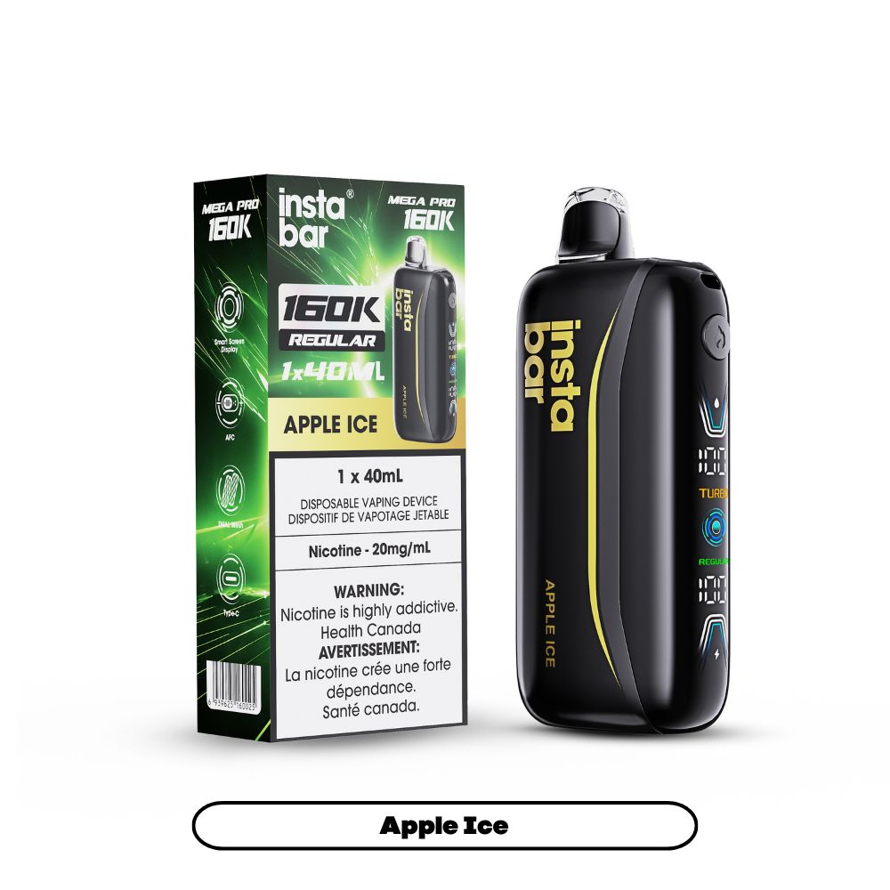 Insta Bar Mega Pro 160K 40mL Disposable Vape — disposable vape