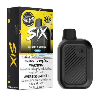 Flavour Beast SIX 24K Disposable Vape – 6 mL
