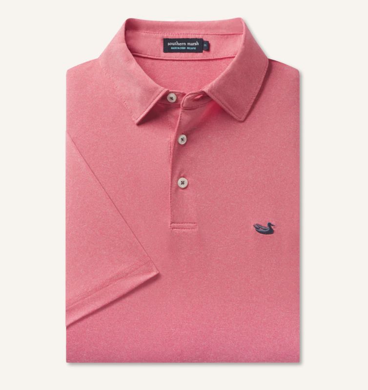 Azores Performance Polo - Strawberry Fizz