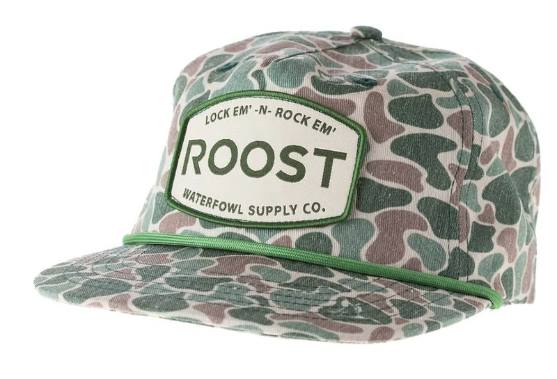 Roost Old School Camp Patch Hat