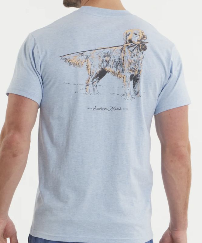 Golden Days Tee Washed Sky Blue