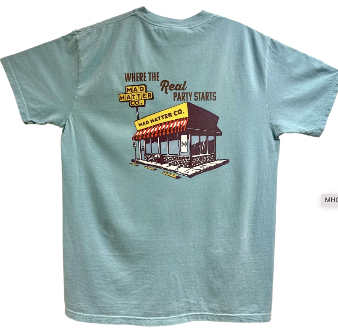Where The Real Party Starts Mint, Size: Medium