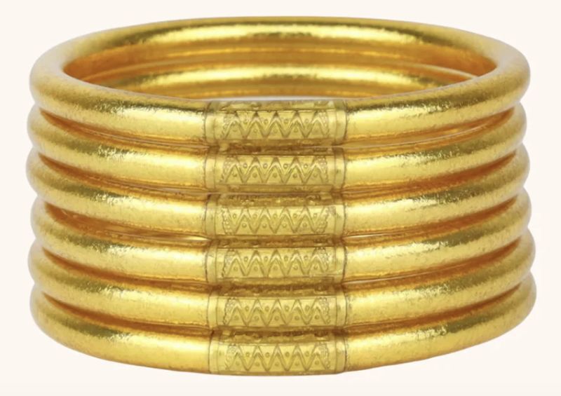 Gold All Weather Bangles® (Set of 6