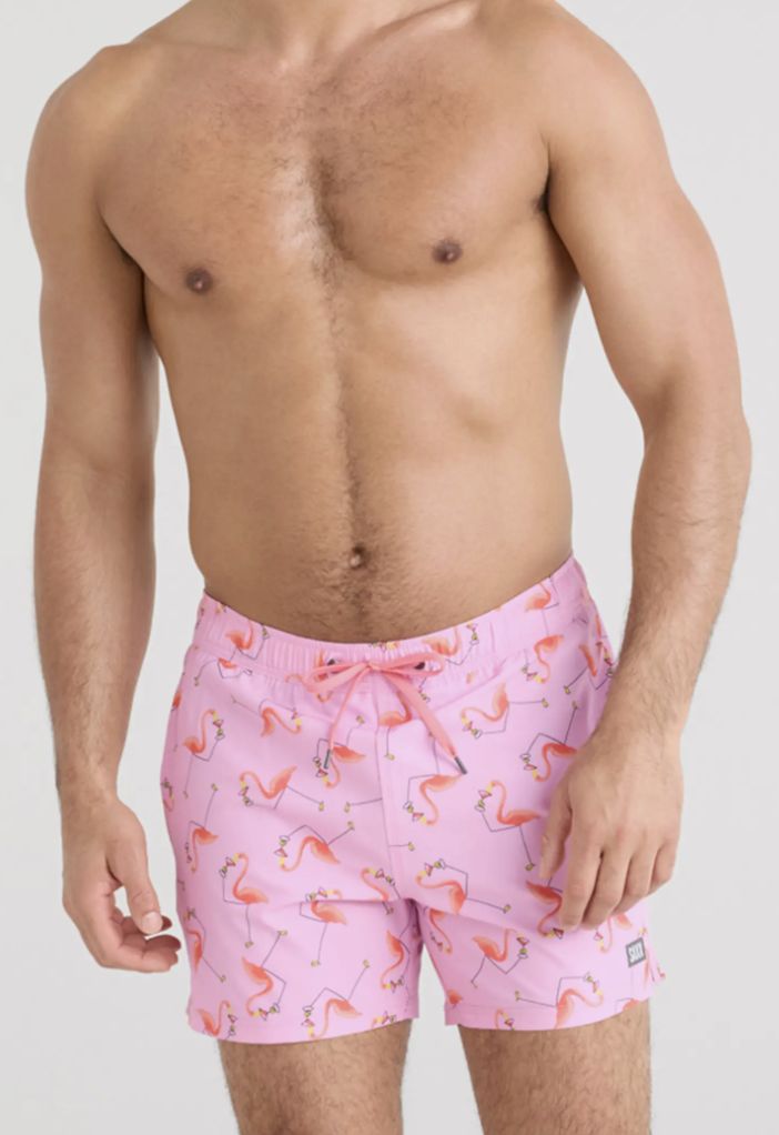 OH BUOY 2N1 VOLLEY 5&#39; DRINKO FLAMINGO TAFFY, Size: Medium