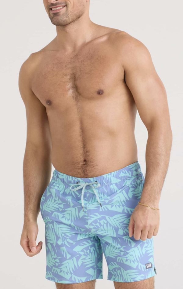 OH BUOY 2N1 VOLLEY 7&quot; - PALM FROND-TIDAL BLUE, Size: Medium