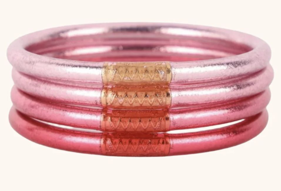 Carousel Pink All Weather Bangles® (AWB®), Size: S