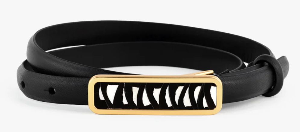 ACE Basin Abby Belt: Black, Pheasant, Size: Small