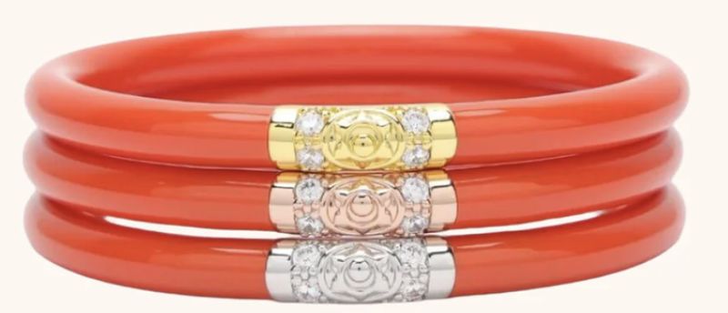 Three Kings All Weather Bangles® (AWB®) - Coral