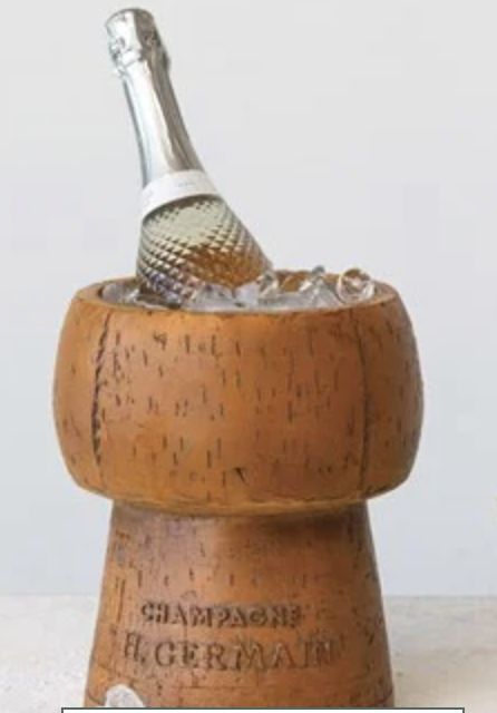 Resin Cork Shaped Wine Cooler