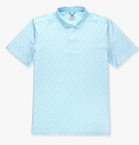 Cypress Printed Polo Splish Splash
