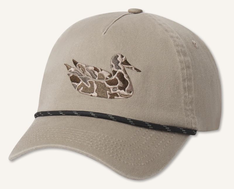 Ensenada Rope Hat - Camo Duck - Burnt Taupe