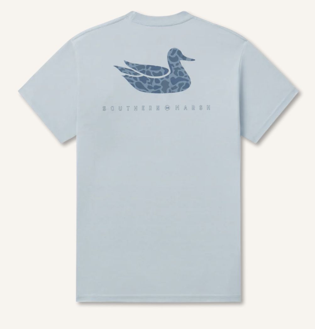 Seawash Tee - Retro Duck Originals - Misti Blu, Size: Med