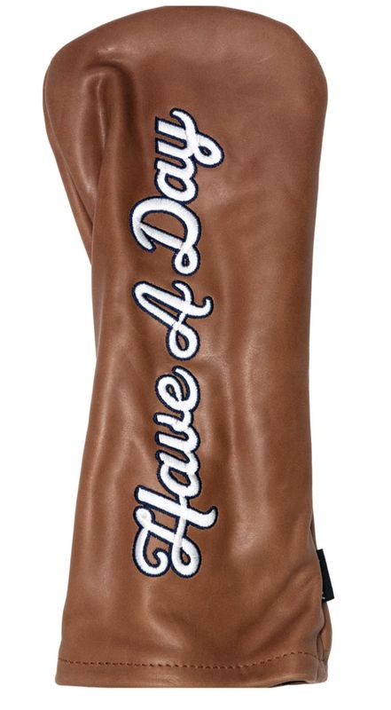 Have a Day Premium Leather Driver Headcover