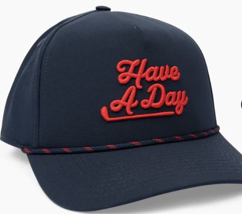 Have a Day Navy &amp; Red Limited Edition Rope Hat