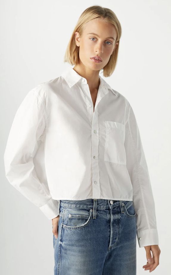 Ruth Crop Shirt, Size: XS