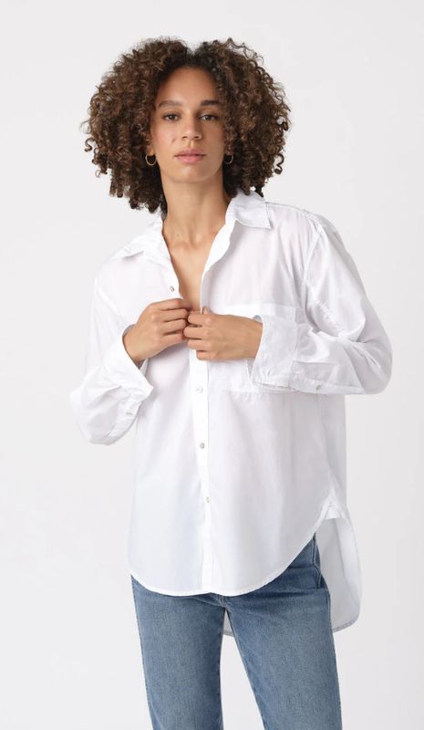 Ruth Oversized Shirt - White
