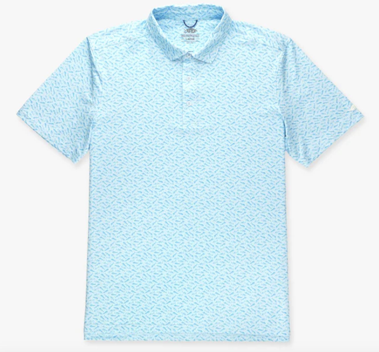 Cypress Printed Polo- SPSP, Size: SM