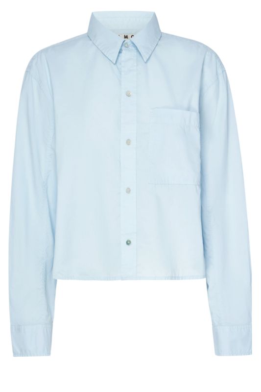 Ruth Crop Shirt Blue Bird