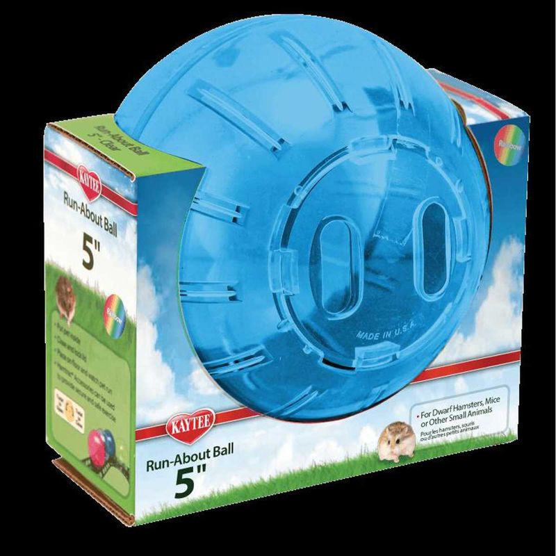 Kaytee LED Run-About Mini Animal Exercise Ball Rainbow 5" (1 ct)