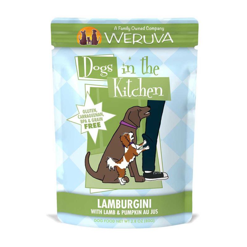 Weruva Dogs in the Kitchen Lamburgini with Lamb & Pumpkin Au Jus Wet Dog Food Grain Free (2.8 oz)