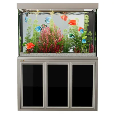 Aqua Dream 145 Gallon Tempered Glass Aquarium Silver Edition