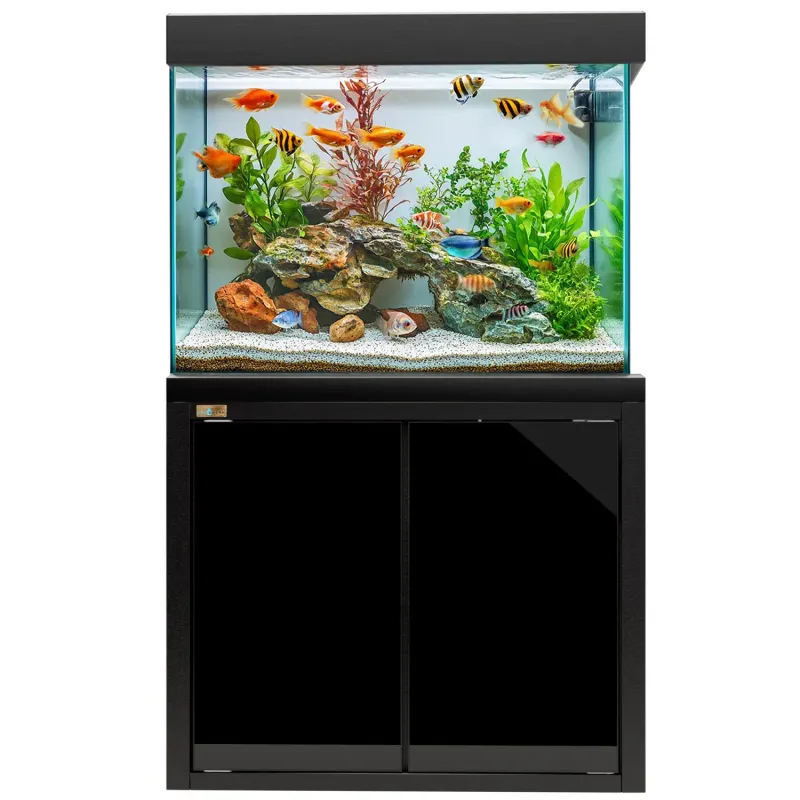 Aqua Dream 50 Gallon Tempered Glass Aquarium Black