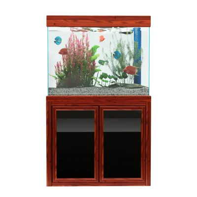 Aqua Dream 50 Gallon Tank Aquarium Redwood