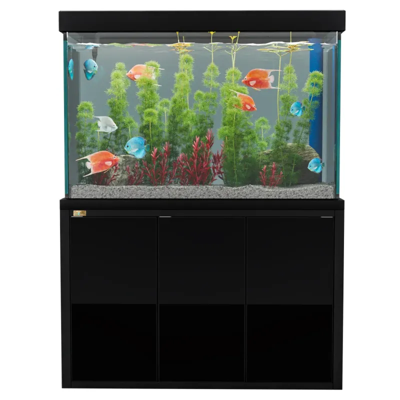 Aqua Dream 175 Gallon Tempered Glass Aquarium Black