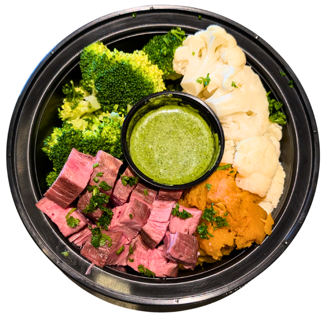 Chimichurri Steak and Sweet Potato