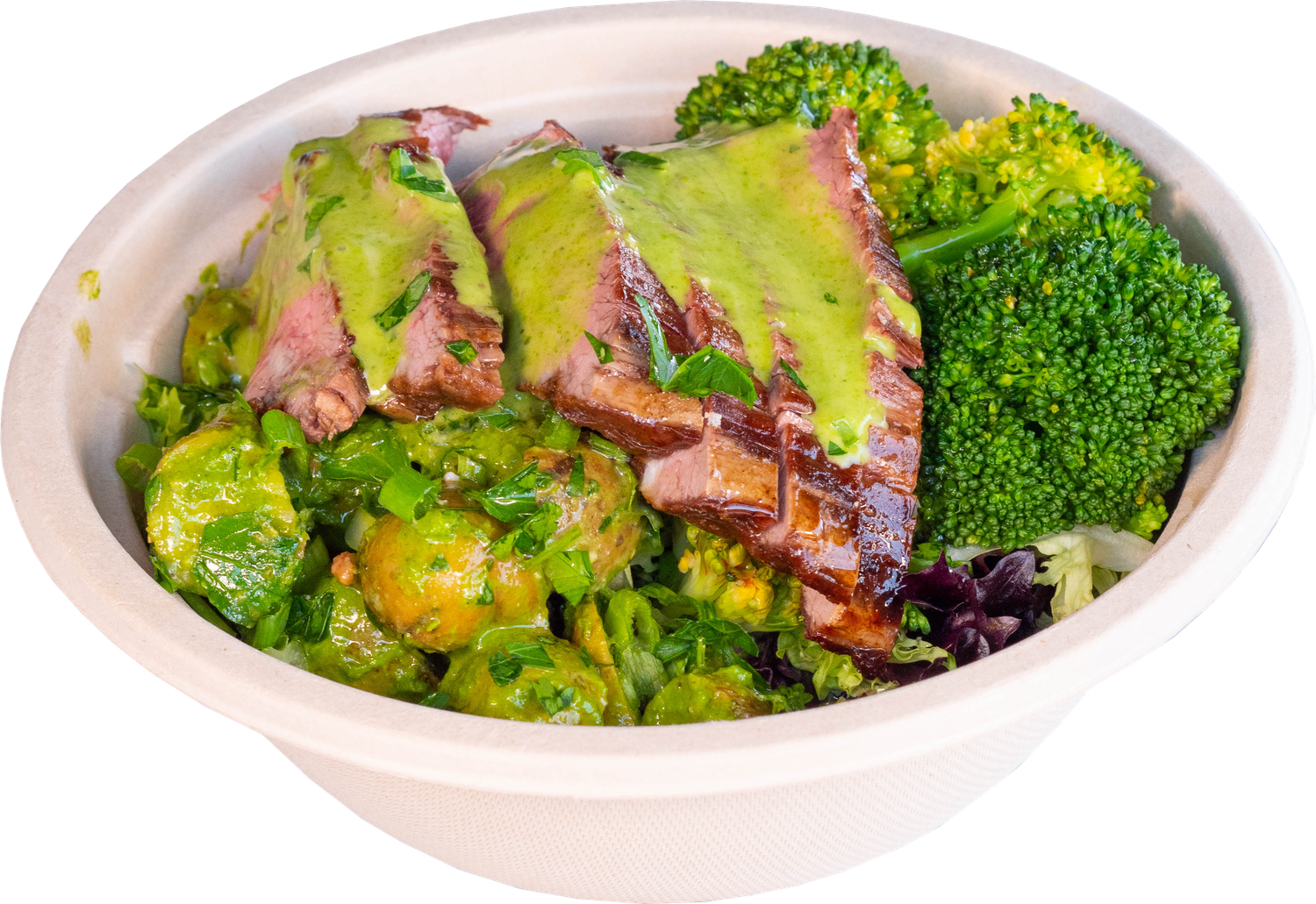Chimichurri Potato and Steak