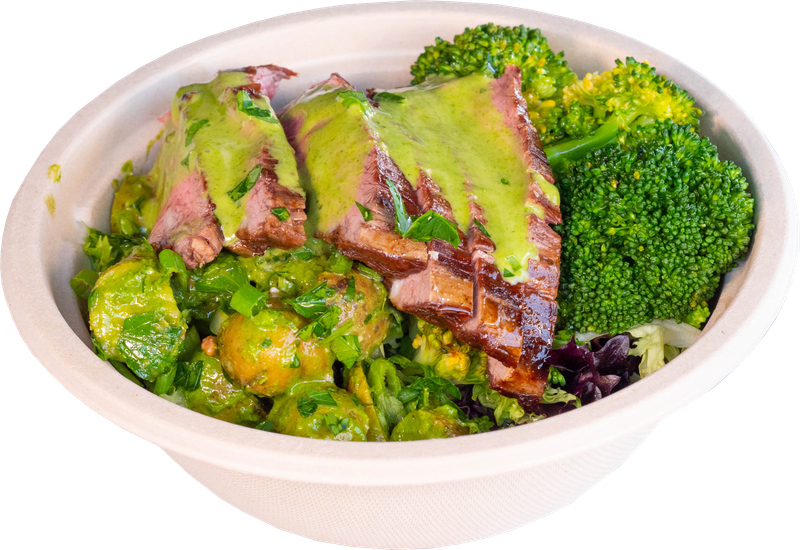 Chimichurri Potato and Steak
