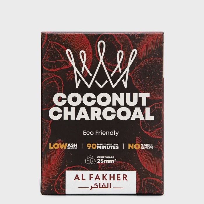 Al Fakher Coconut Charcoal 1kg Cube