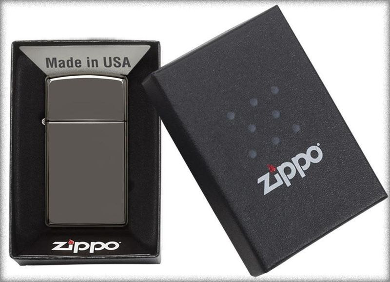 Zippo | 20492 Slim Black Ice