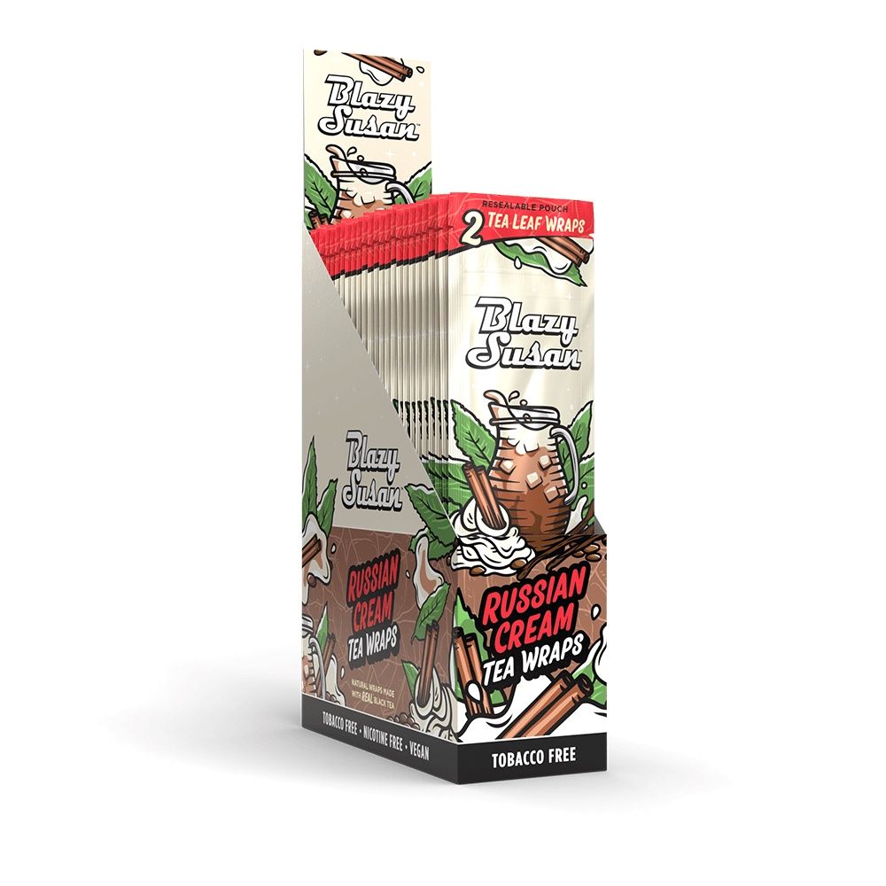 Blazy Susan Tea Leaf Cones Russian Cream