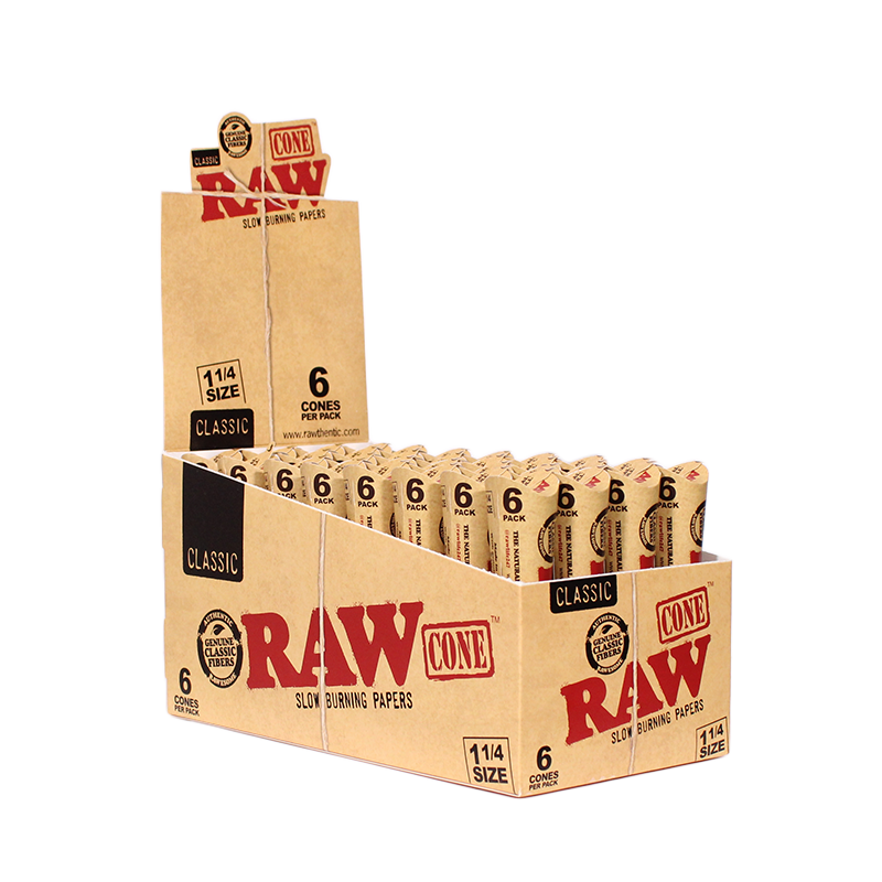 Raw Classic | Cones (1 1/4 6pk)