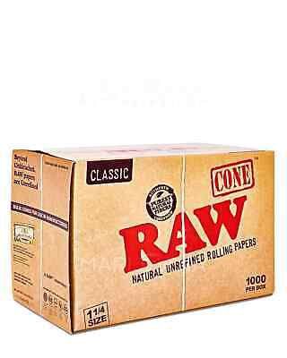 Raw Classic 1 1/4 Cones 1000ct