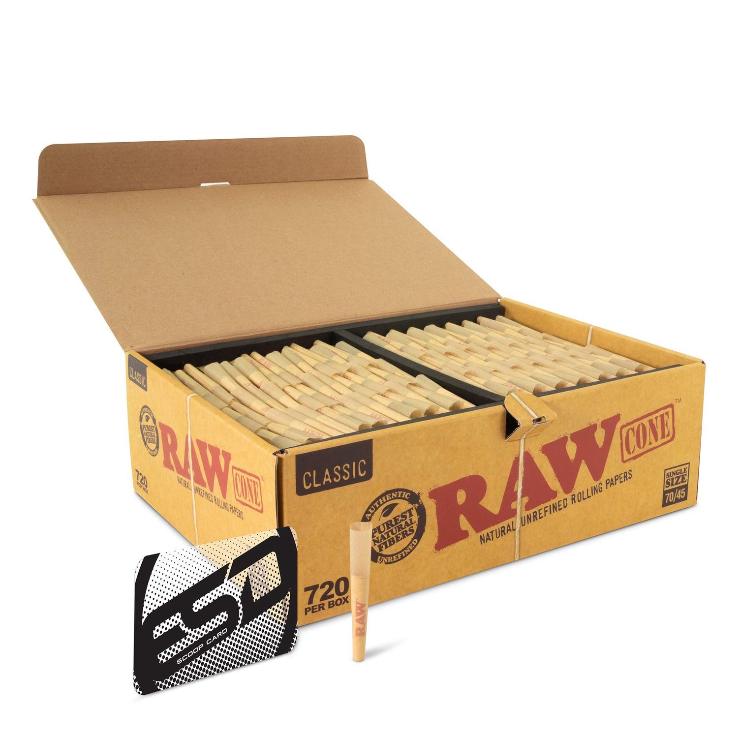 Raw Classic | Cones (70/45 720ct)