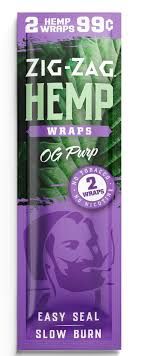 Zig Zag Hemp Wrap (OG Purple)