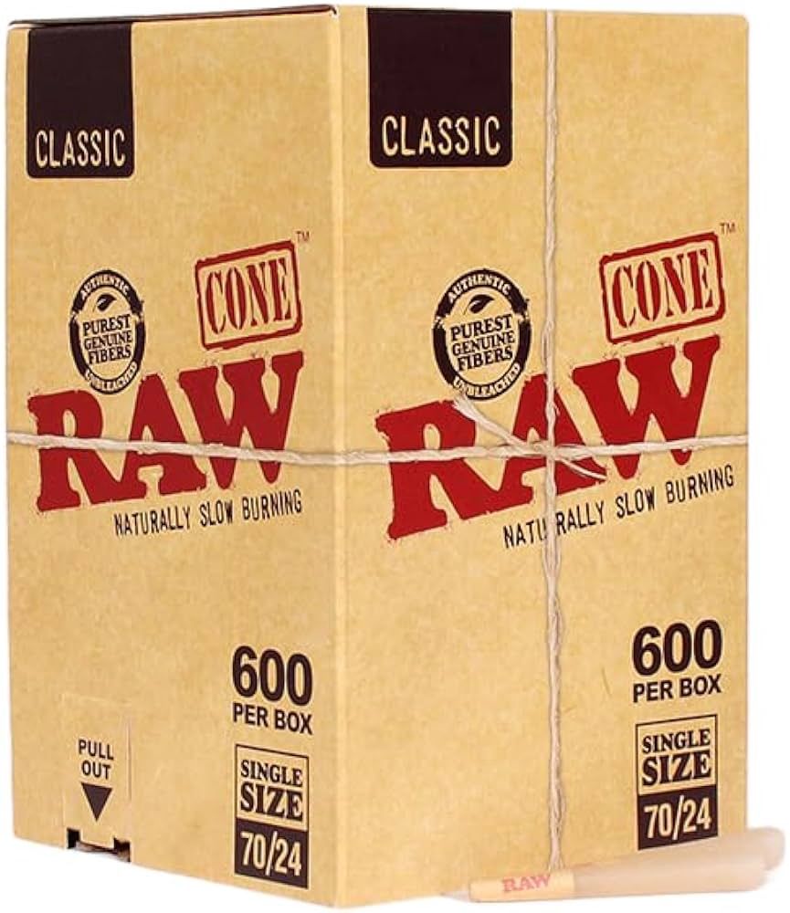 Raw Classic | Cones (70/24 600ct)