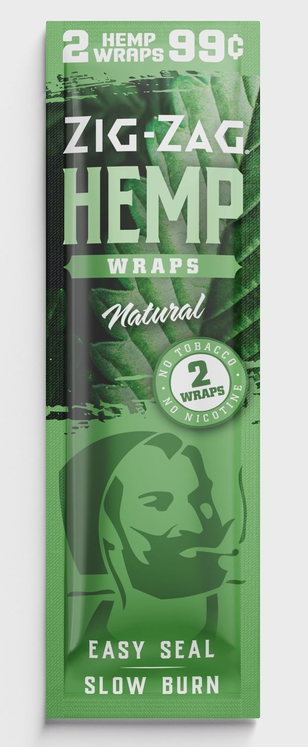 Zig Zag Hemp Wrap (Natural)