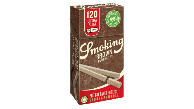 Smoking Brown Precut Ultra Slim Filtersa