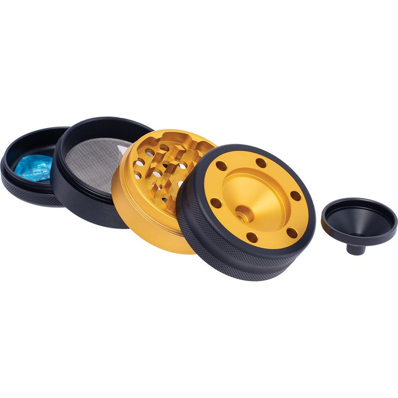 Grinder | Aluminium w/ Cone Holder &amp; Funnel (Asst)